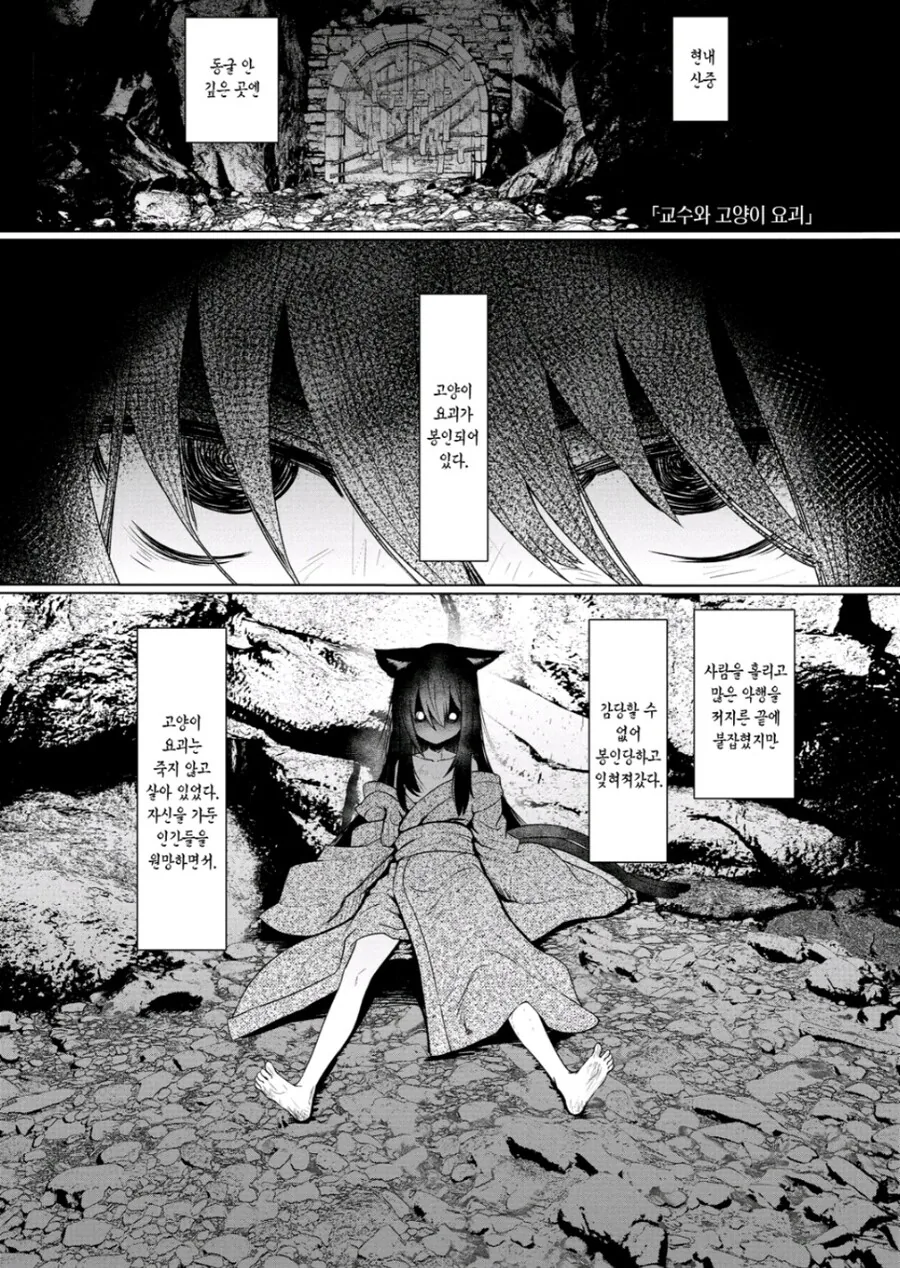 교수와 고양이요괴.manhwa