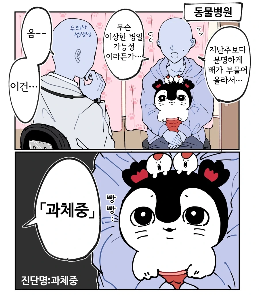 세이렌의 배가 부풀어오른 만화