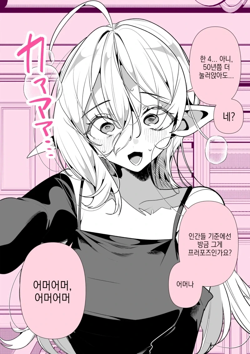 엘프의 비밀장소와 시간 개념이 박살난 만화 - 이미지 4