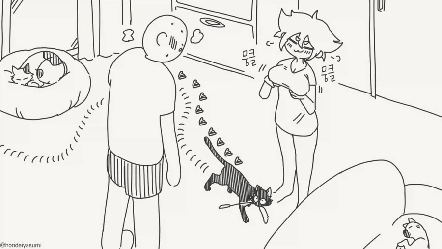 고양이가 있는데 여친을 왜 사귐?.manhwa - 이미지 3