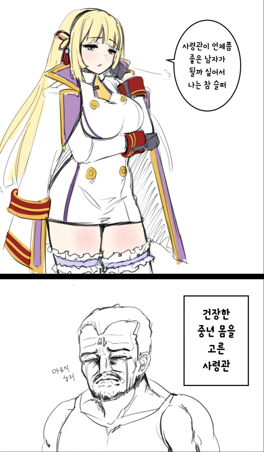 라오) 사령관이 새 몸을 만든 만화