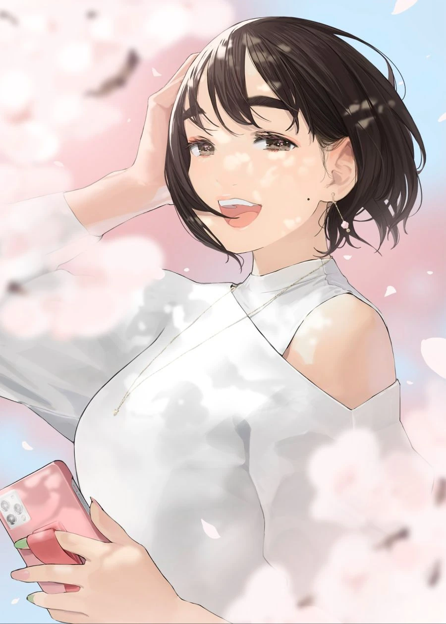 후배쟝과 벚꽃놀이.manhwa