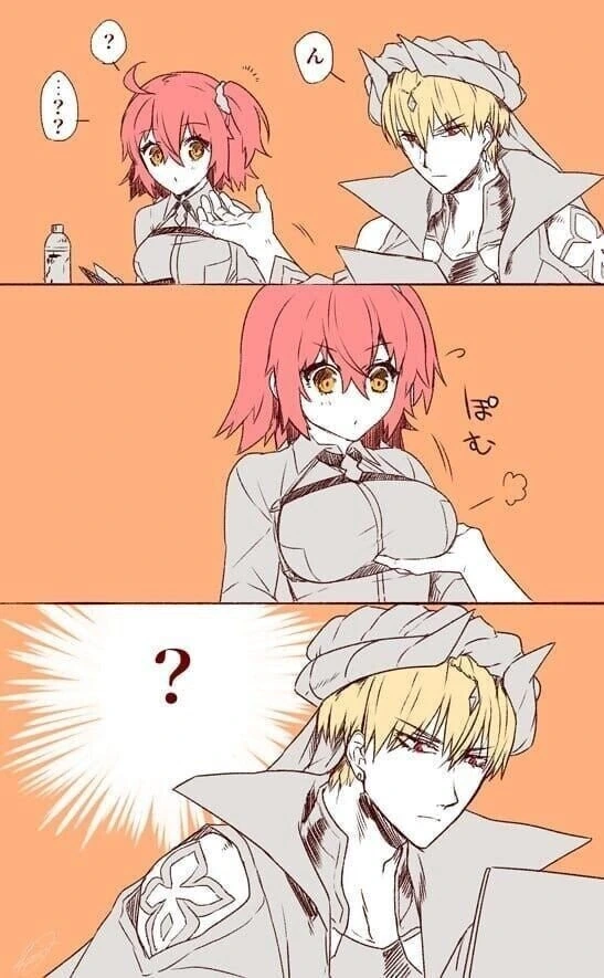 [fate] 마실것을 건네받은 현왕님.manhwa